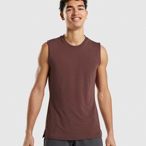 Gymshark Studio Amplify Tank - Cherry Brown